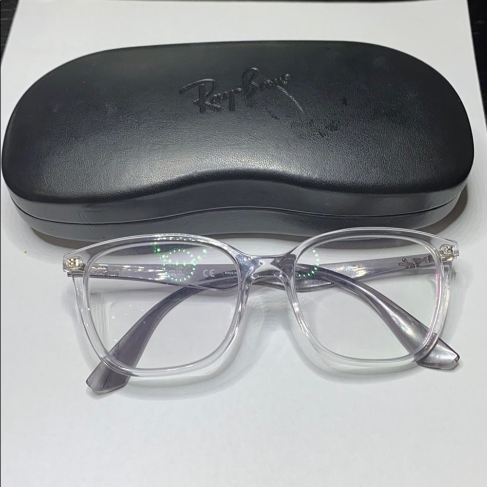 Clear & Gray  glasses